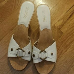Michael kors clog heels size 10
